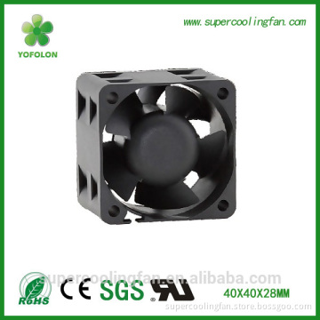 40x40x28mm Communication equipment 12V dc cooling fan Telecommunication dc fan